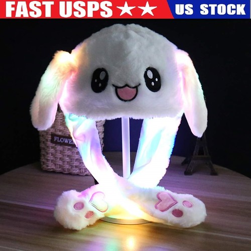 Bunny hat light - light, plush